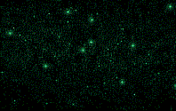  grünes Sternenzelt - animiert
